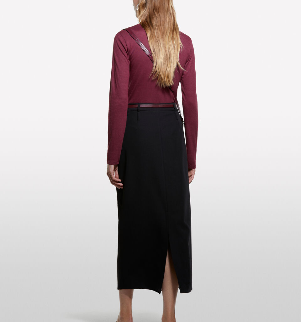 T-shirt bordeaux a maniche lunghe - t-shirt a manica lunga da donna - Bordeaux | Sisley image number 2